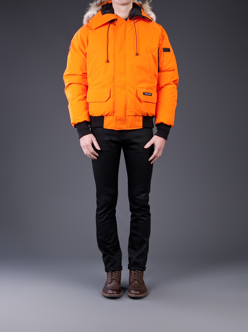 canada goose bomber orange canada goose bomber orange