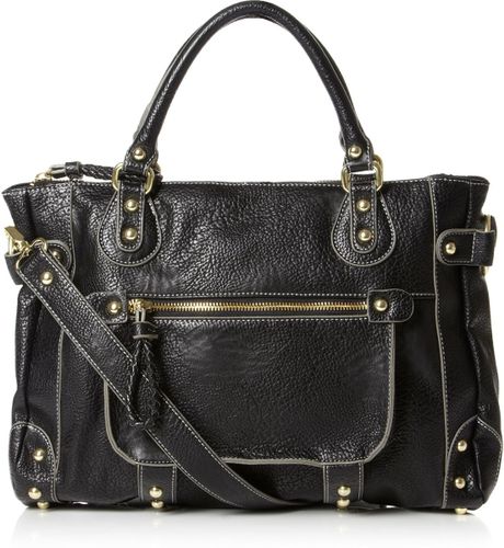 Steve Madden B Taylorr Sm Stud Zip Detail Bag in Black | Lyst