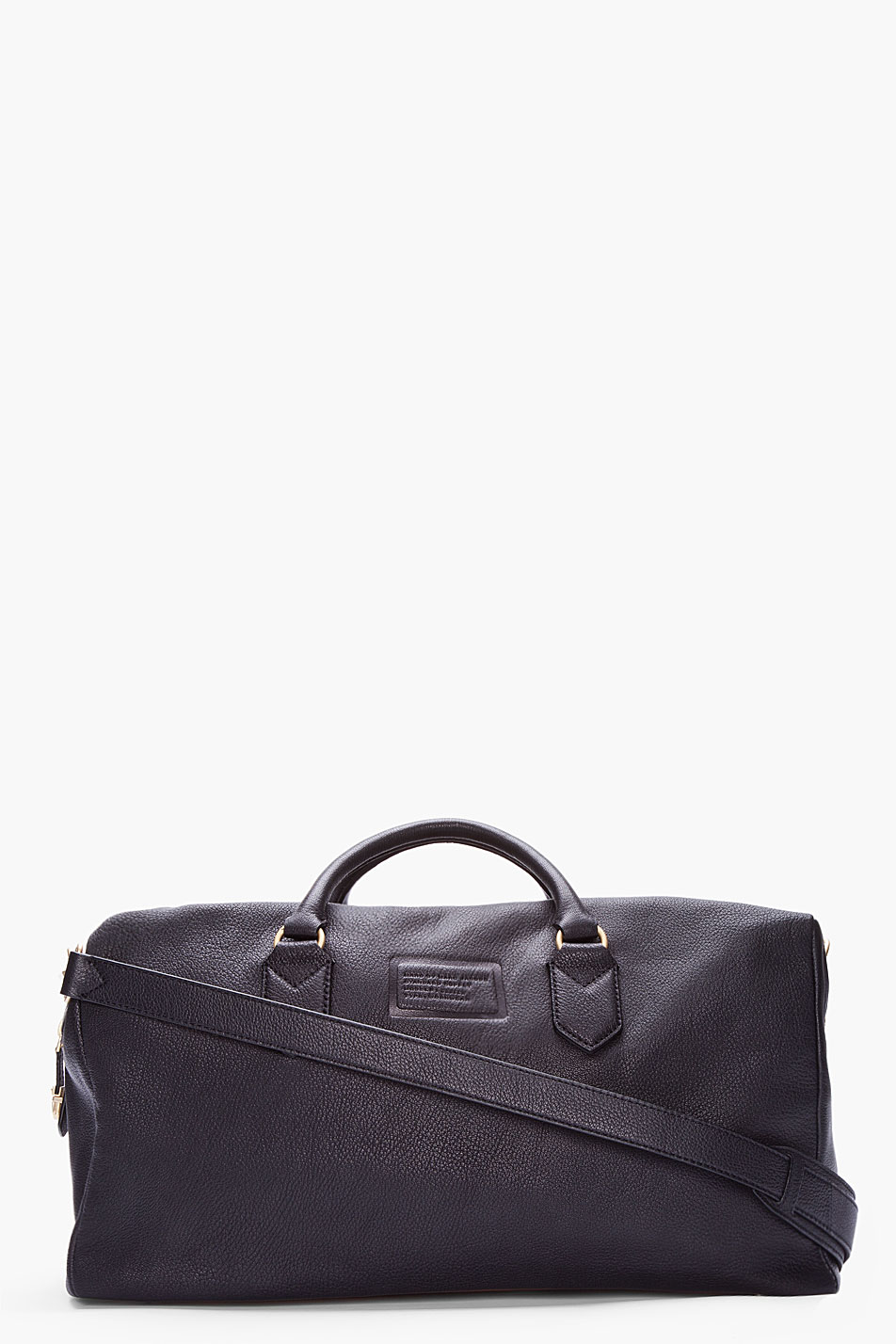 Lyst - Marc By Marc Jacobs Black Monsieur Marc Weekender Duffle Bag in ...