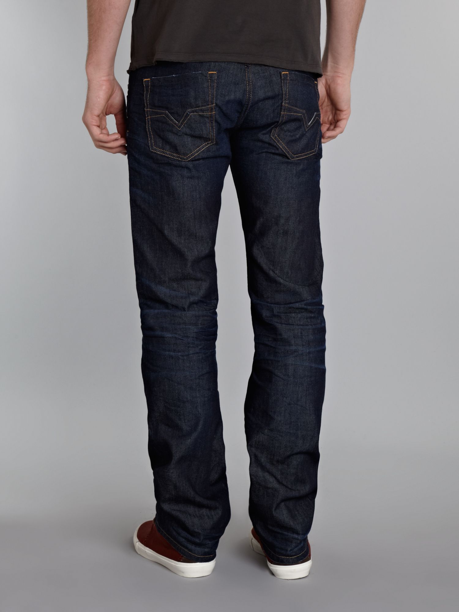 Diesel Larkee 806w Straight Fit Jeans in Blue for Men | Lyst