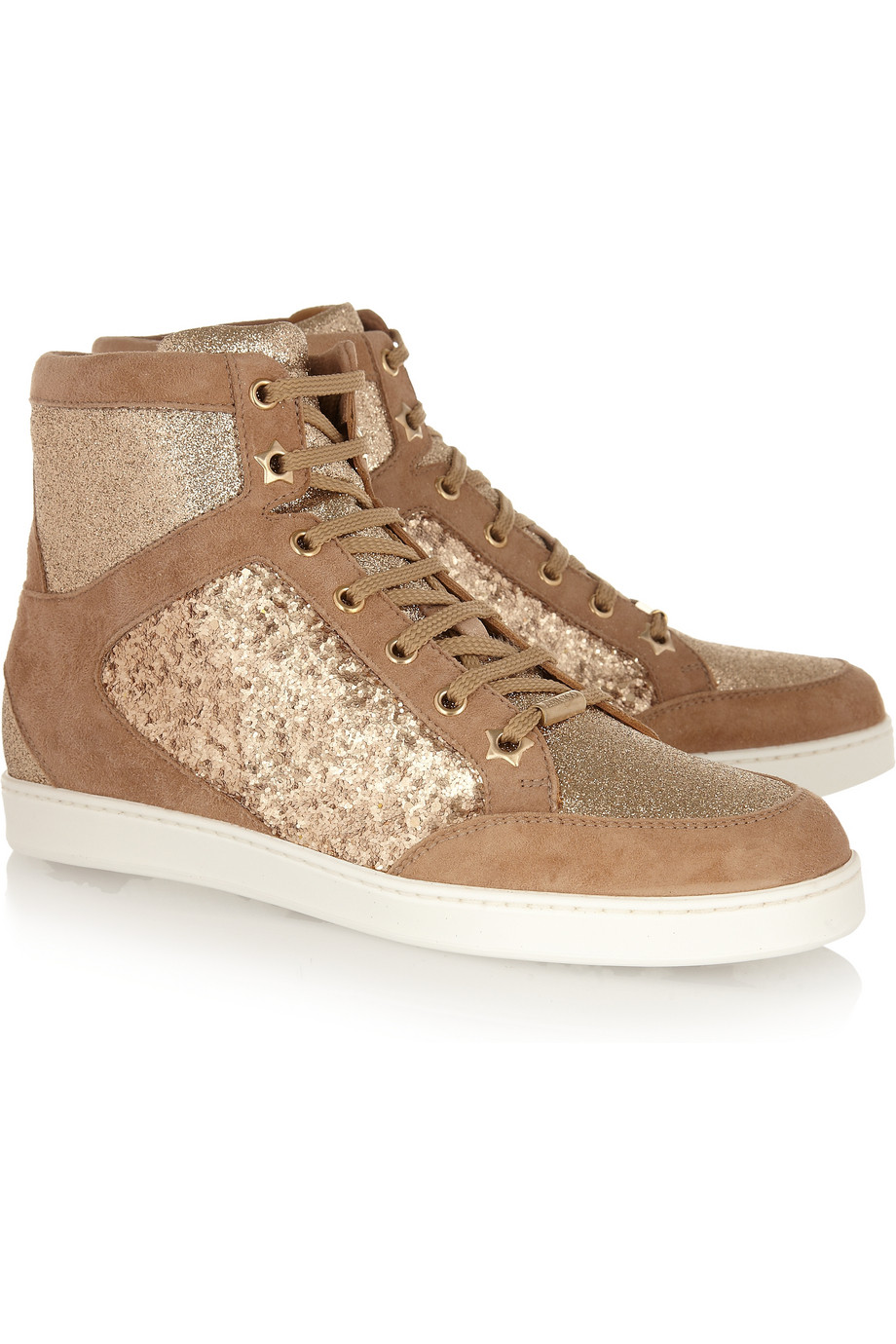 jimmy choo sparkly trainers
