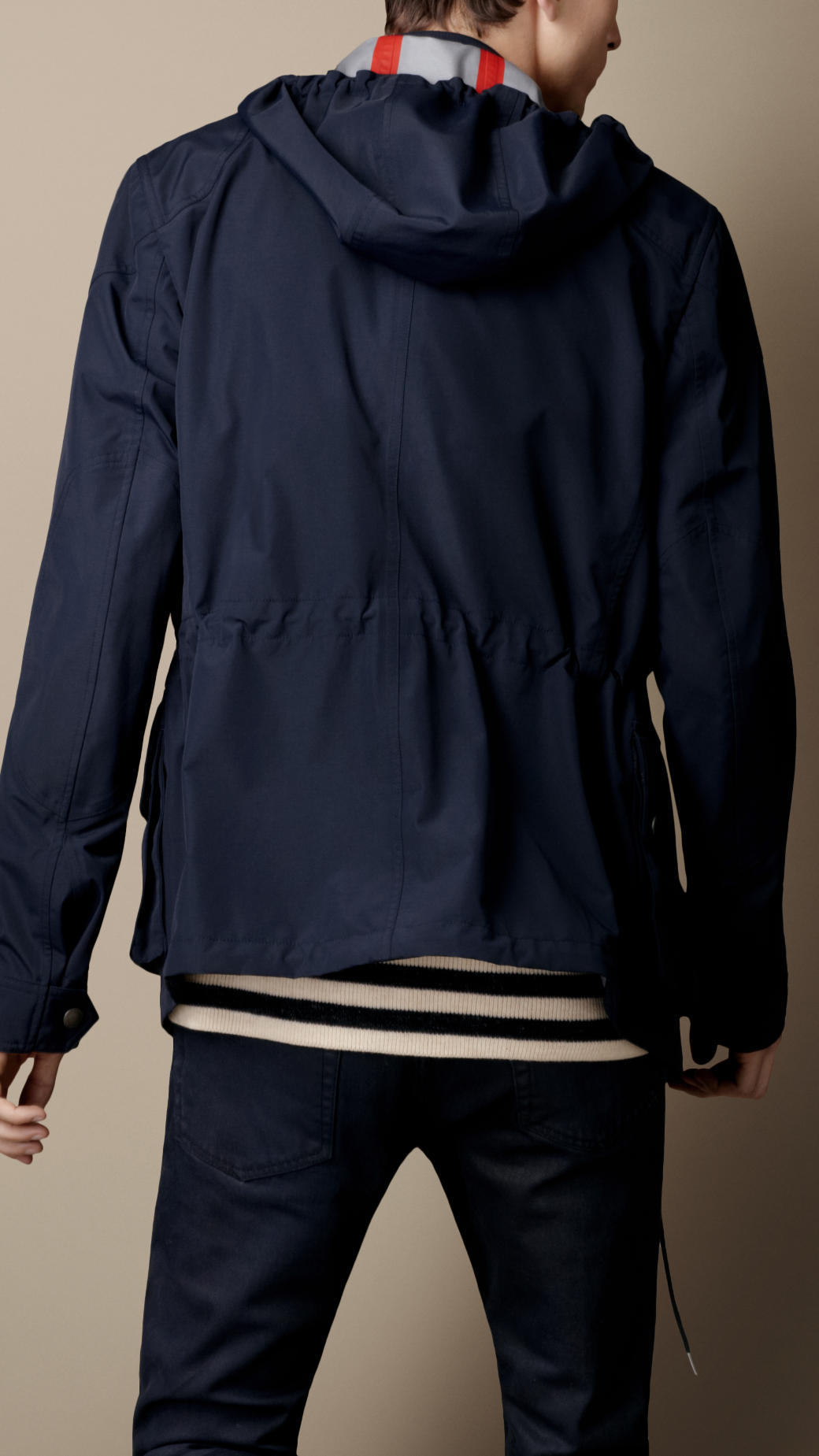 Lyst - Burberry Brit Hooded Field Jacket in Blue for Men