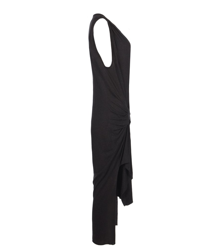 Allsaints Riviera Jersey Dress in Black | Lyst