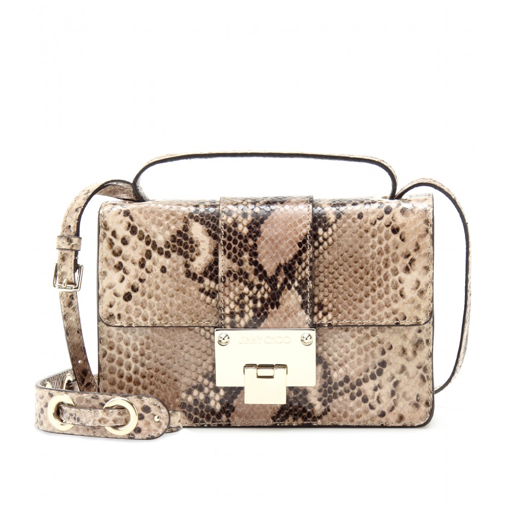 Jimmy Choo Rebel Shoulder Bag in Animal (snake) | Lyst