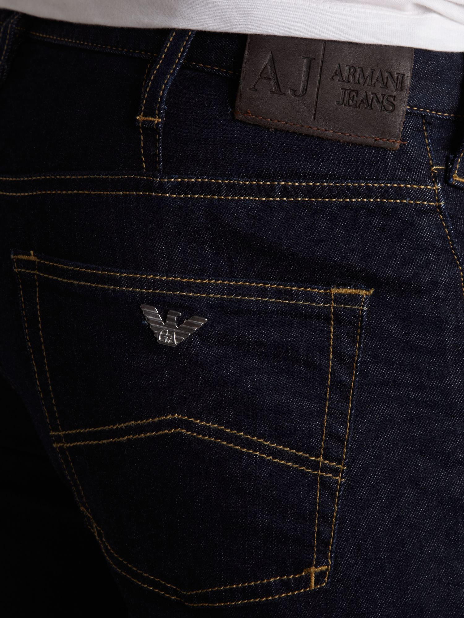 Armani jeans J21 Regular Fit Light Rinse Jeans in Blue for Men | Lyst
