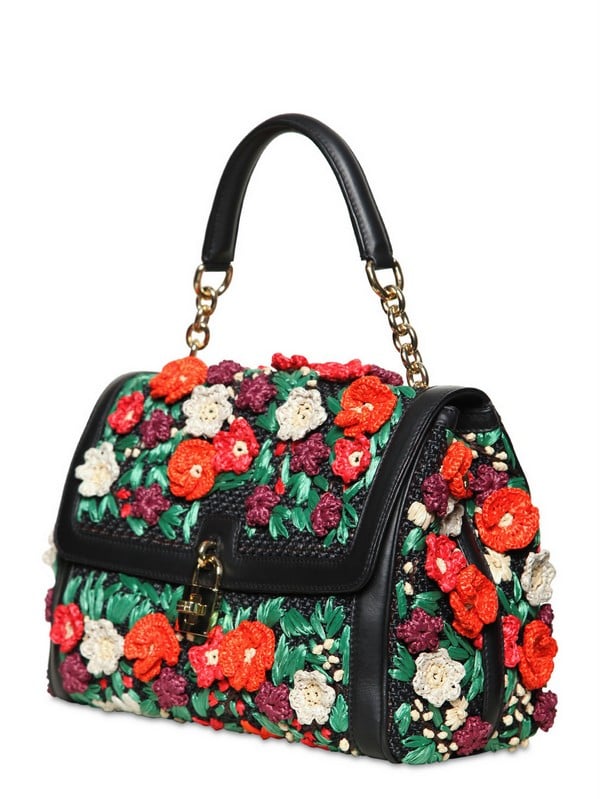Lyst Dolce & gabbana Escape Large Printed Texturedleather Tote in Black