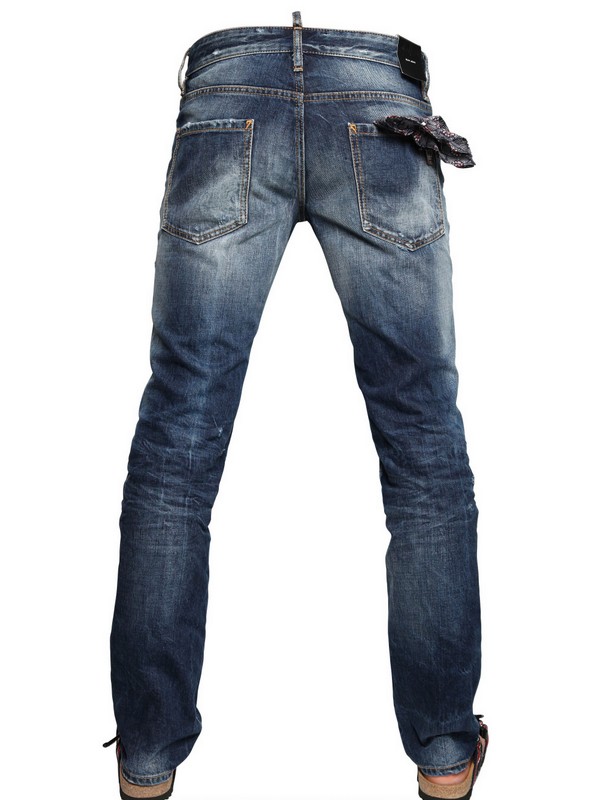 DSquared² Slim Fit Pocket Square Denim Jeans in Blue for Men - Lyst