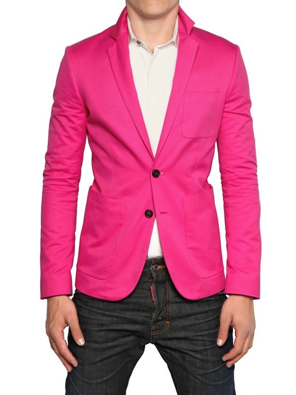 Dsquared² Chic Cotton Summer Blazer in Pink for Men | Lyst