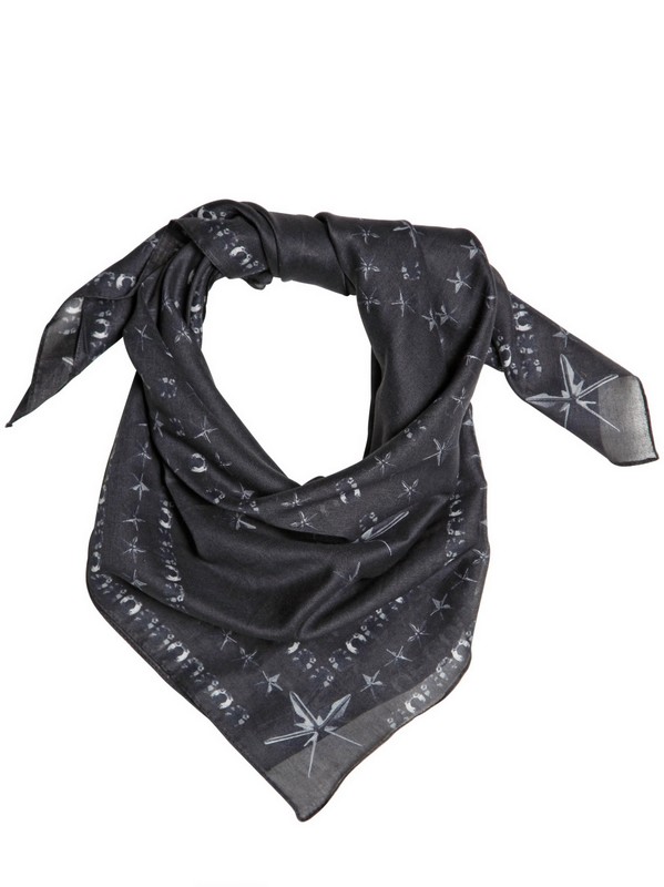 Givenchy Stars Print Light Cotton Bandana Scarf in Black for Men | Lyst