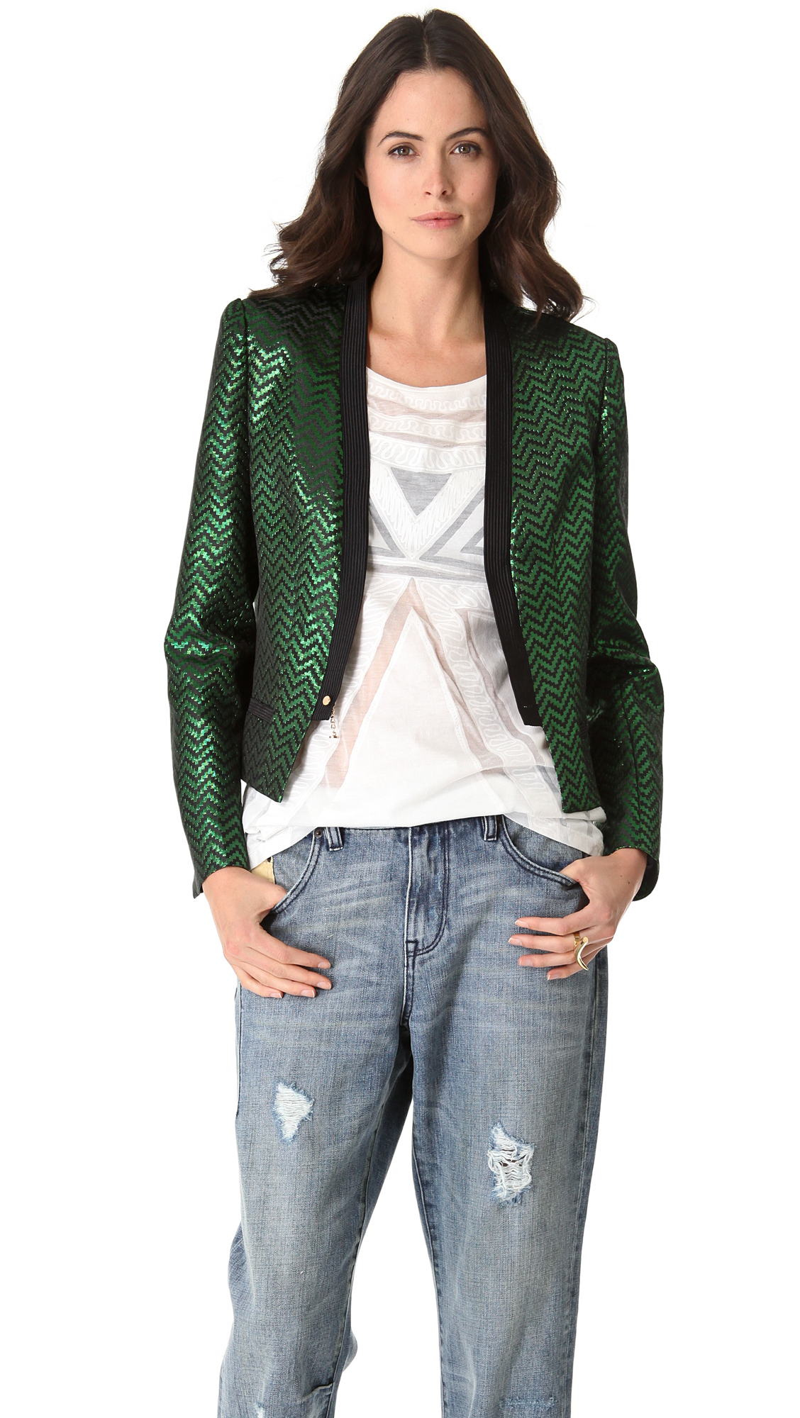 Lyst - Sass & Bide The Ruler Jacket in Green