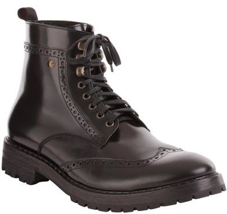 Mcq By Alexander Mcqueen Black Highshine Military Boot in Black for Men ...