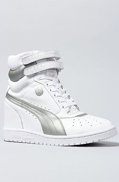 Puma The High Top Sneaker in White | Lyst