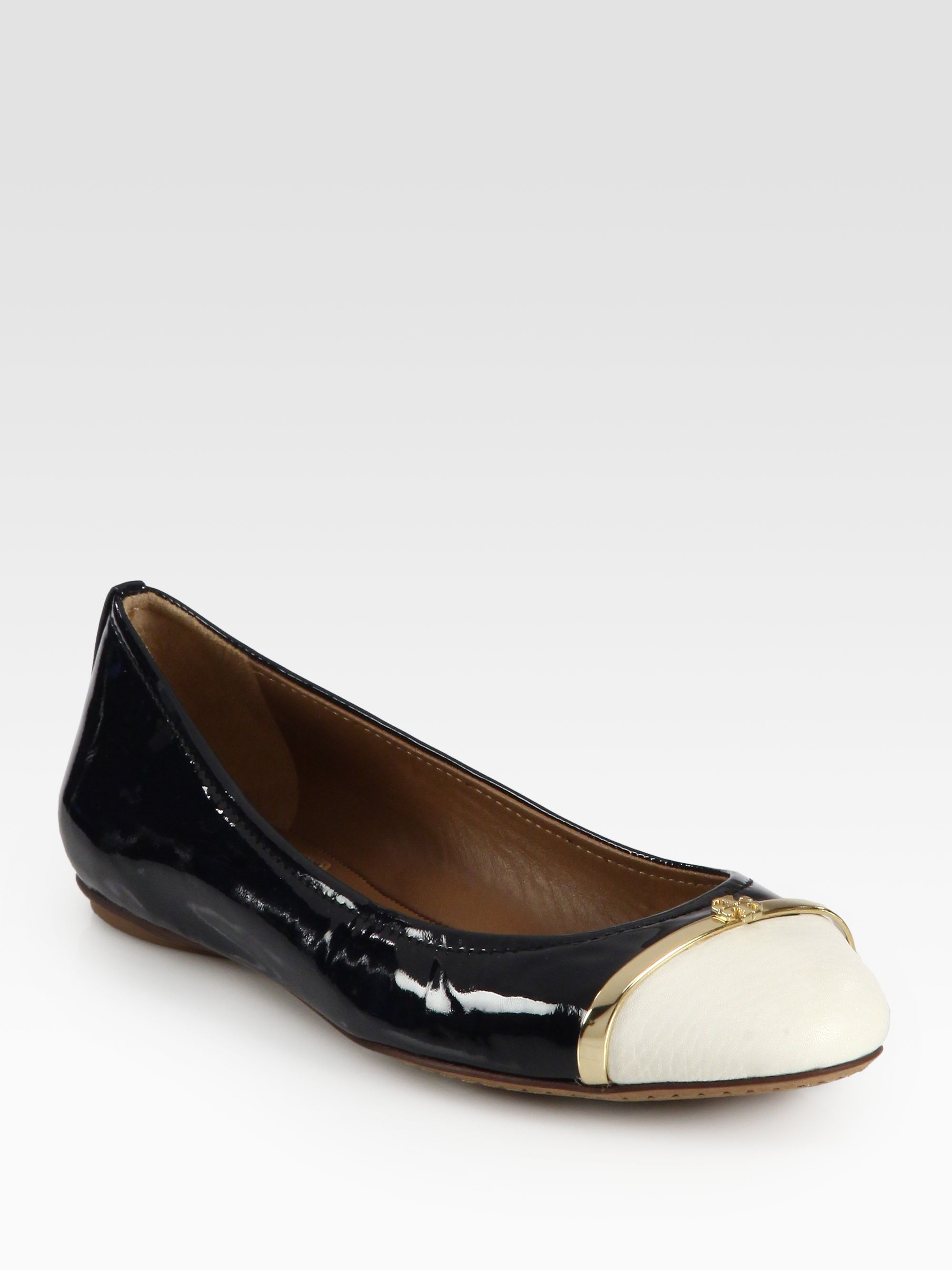 tory burch heeled ballet flat