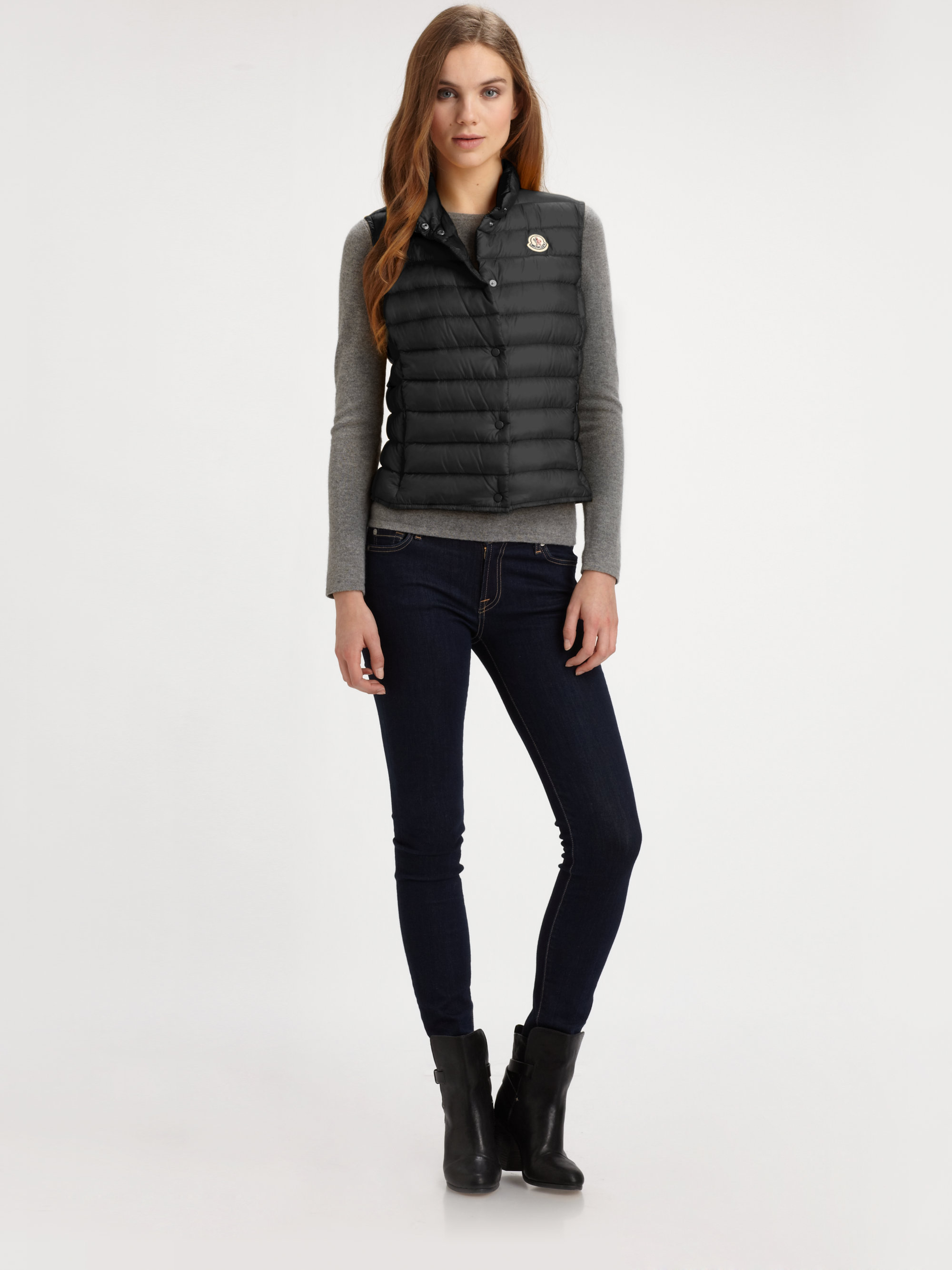 moncler liane vest black moncler liane vest black