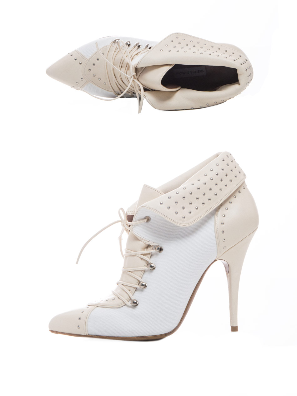 tabitha simmons white combat boots