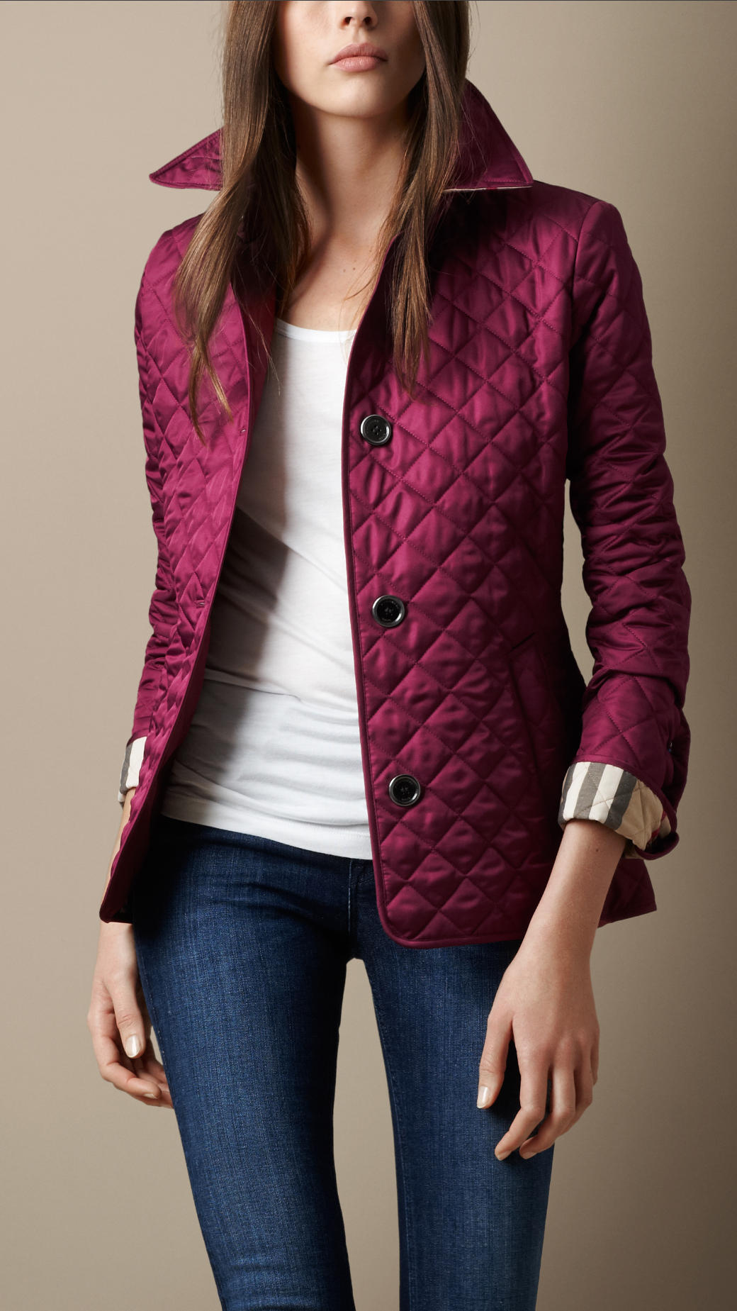 burberry classic jacket quilted