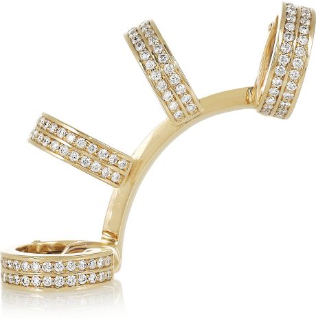 Repossi Berbère 18karat Gold Diamond Ear Cuff in Gold | Lyst