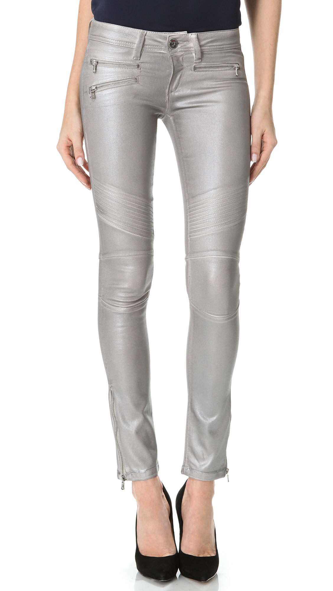 wax coated jeans womens