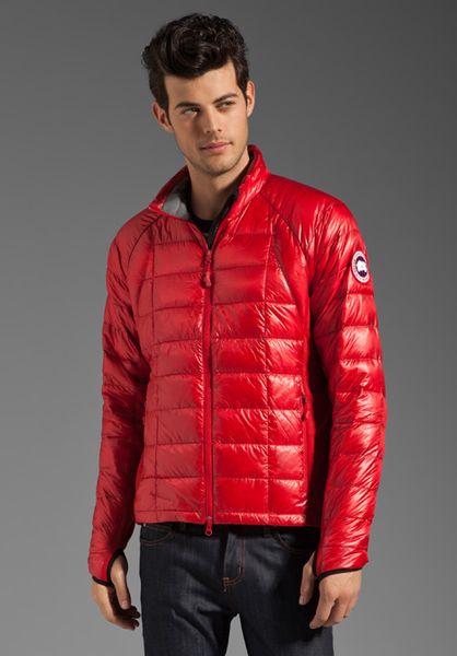 Canada Goose Hybridge Lite Jacket in Red for Men | Lyst