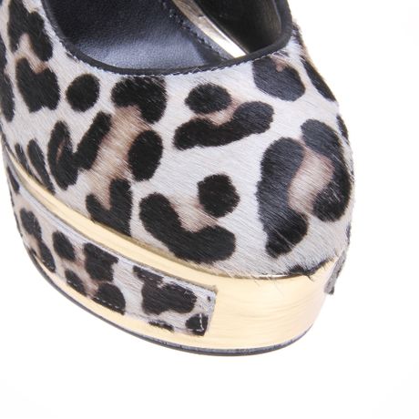 Carvela Kurt Geiger Leopard Print Heels in Animal (multi-coloured) | Lyst