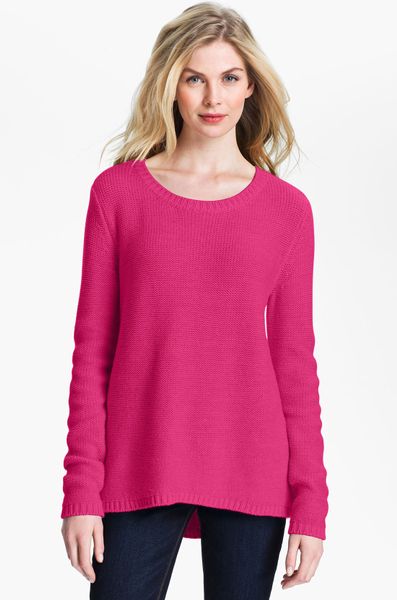 Isaac Mizrahi Jeans Felicity Sweater Online Exclusive in Pink (fuchsia ...
