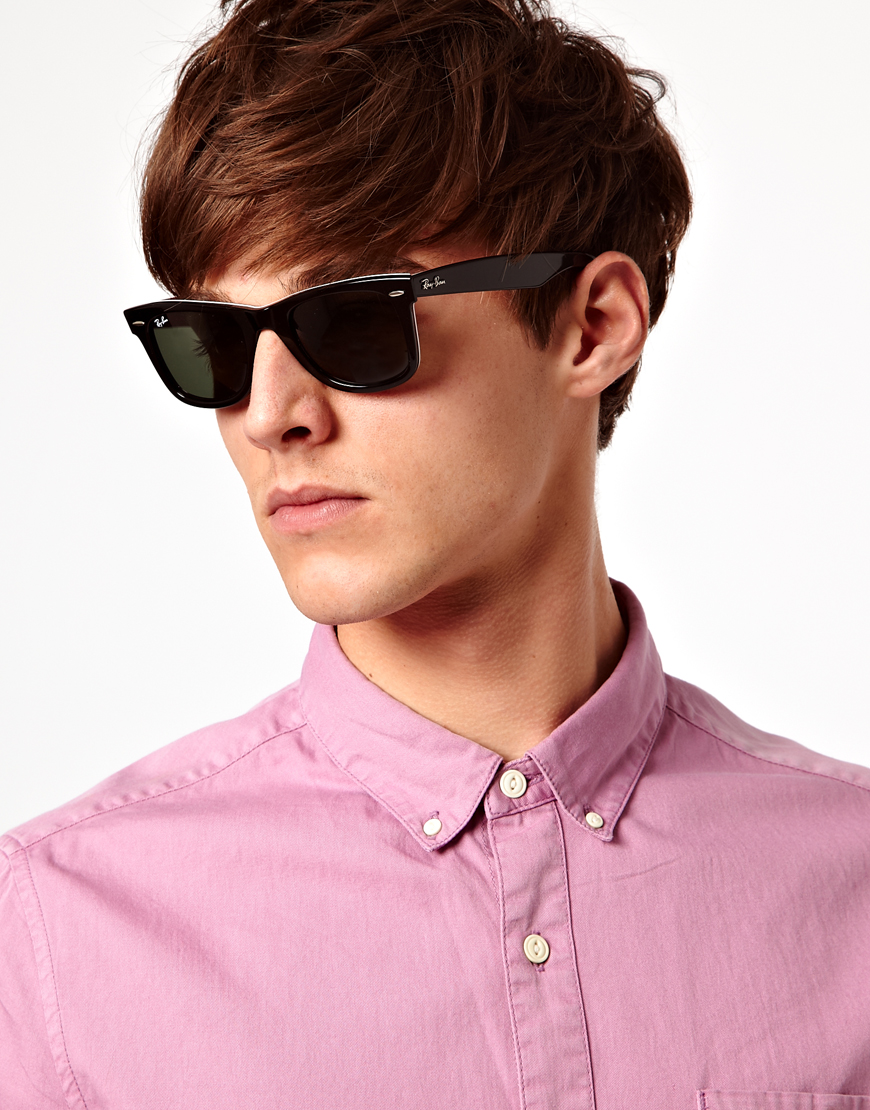 Lyst - Ray-Ban Wayfarer Sunglasses with Internal Print in Red for Men