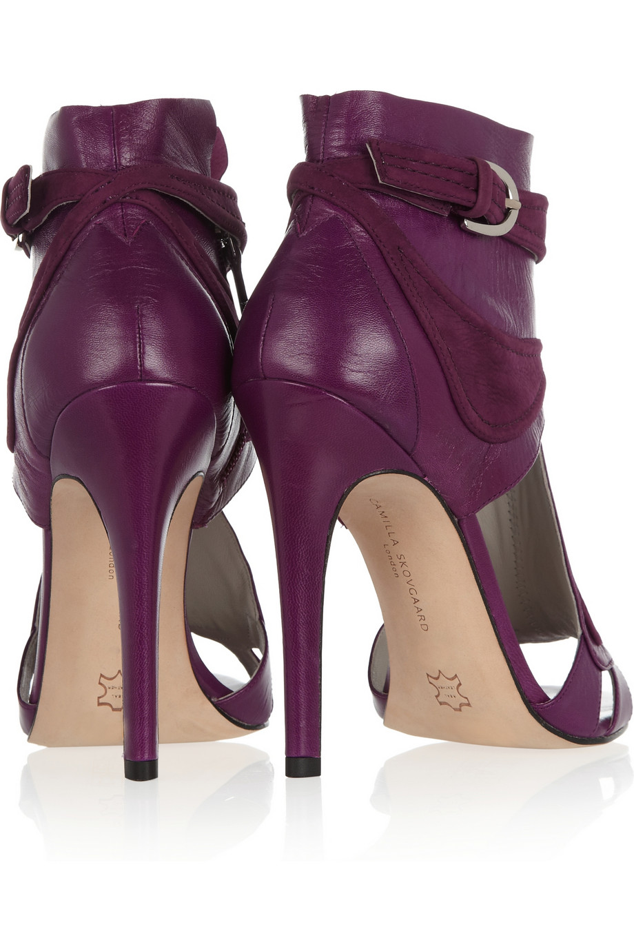 arizona nubuck leather purple orchid