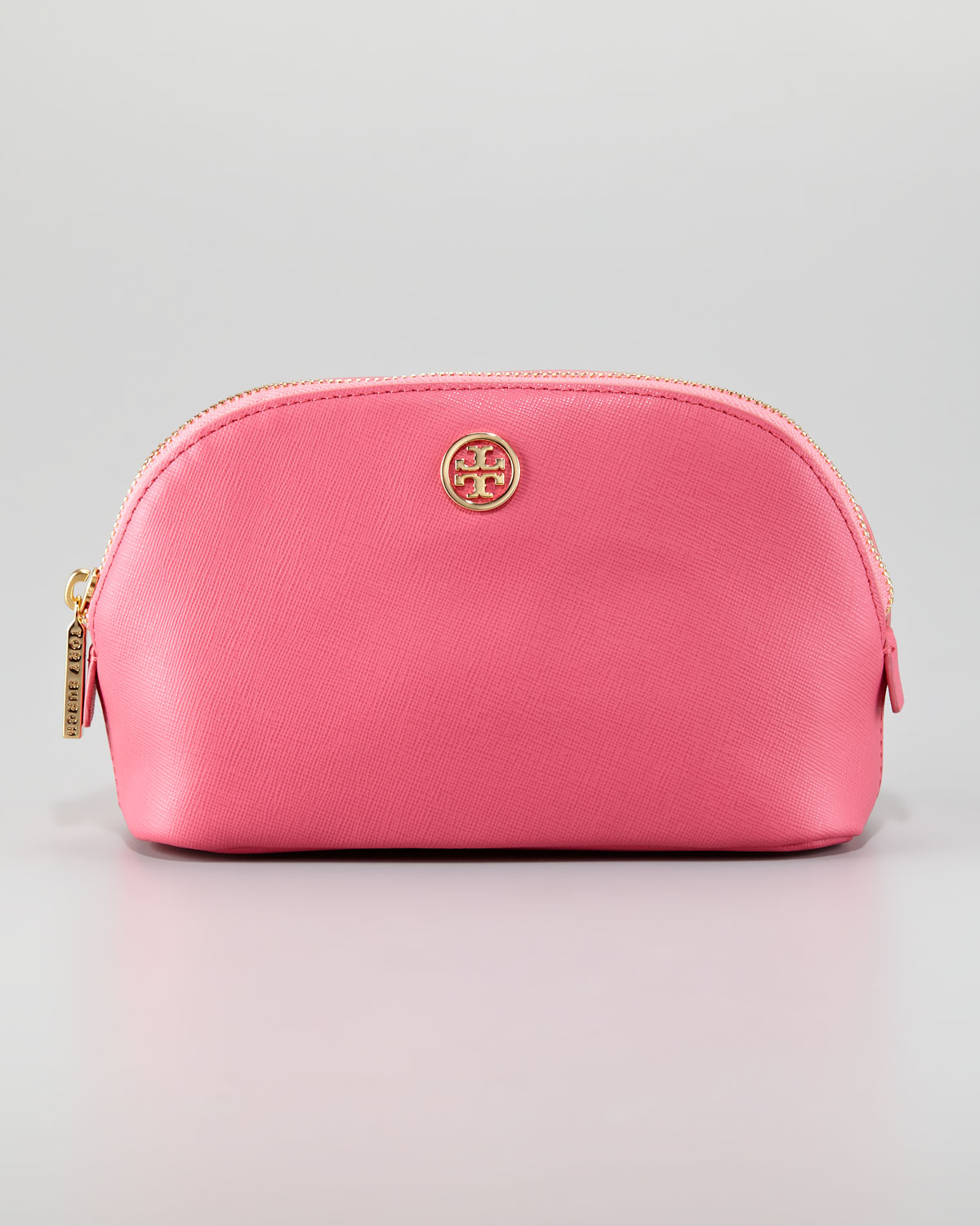 Tory burch Robinson Makeup Bag in Pink | Lyst