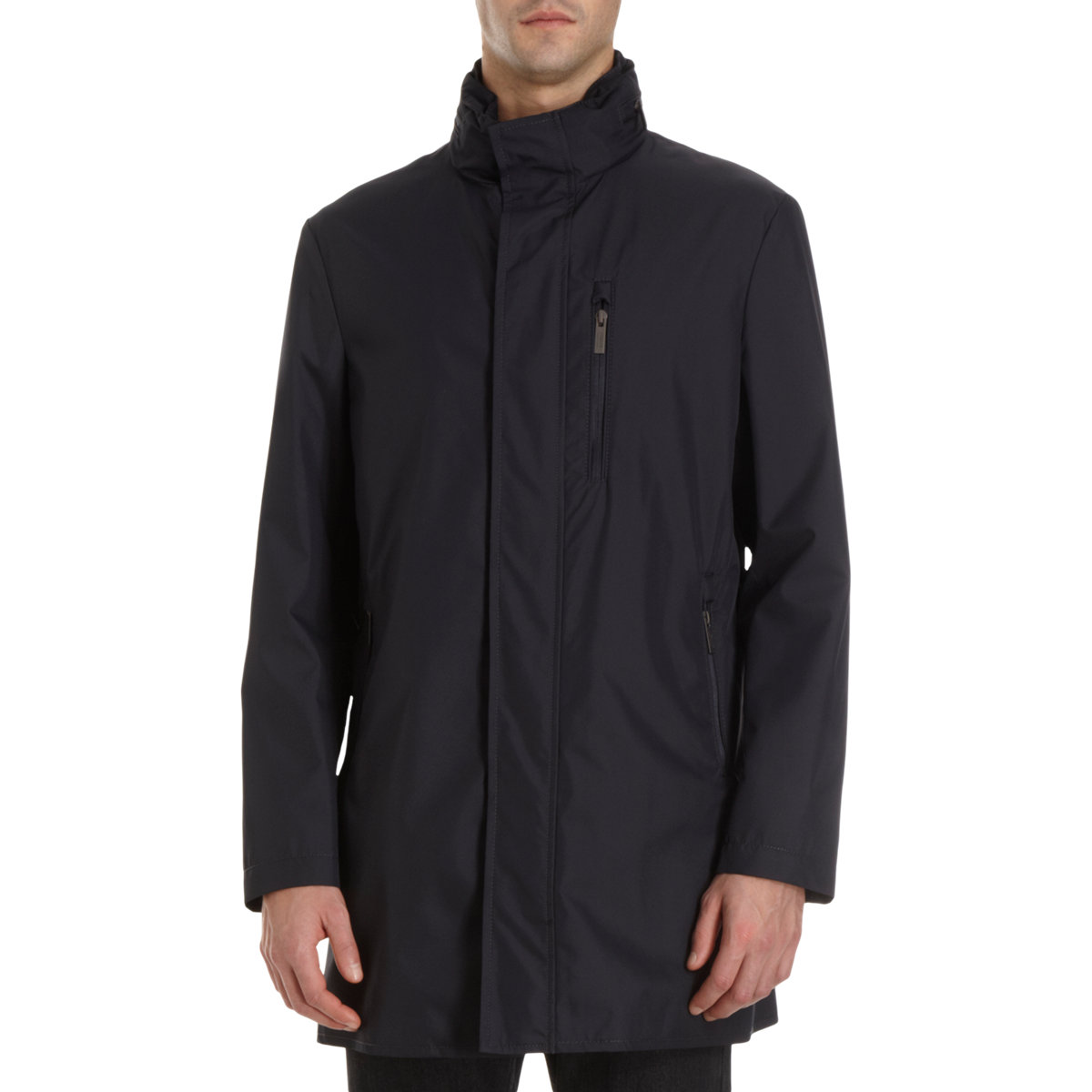 Armani Matrix Raincoat in Blue for Men (navy) | Lyst
