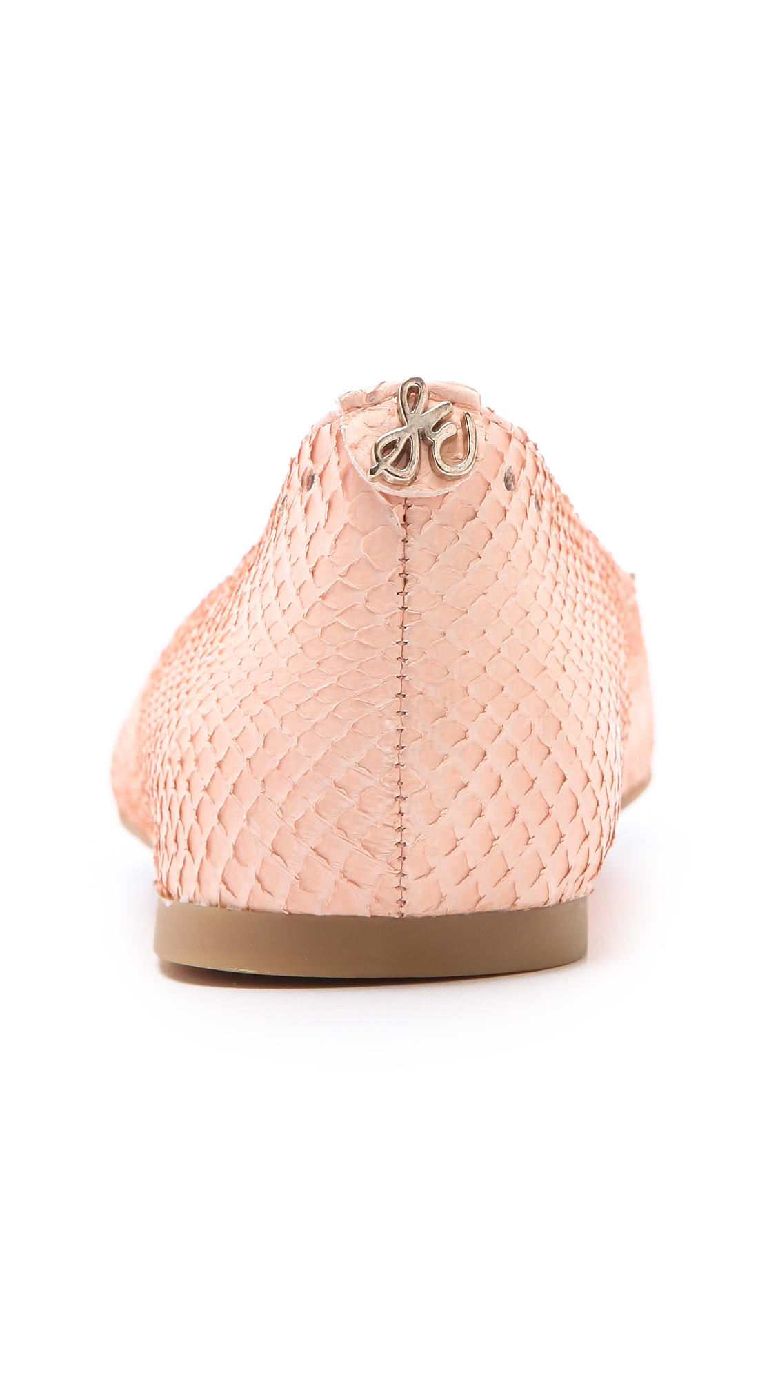 sam edelman flats snakeskin