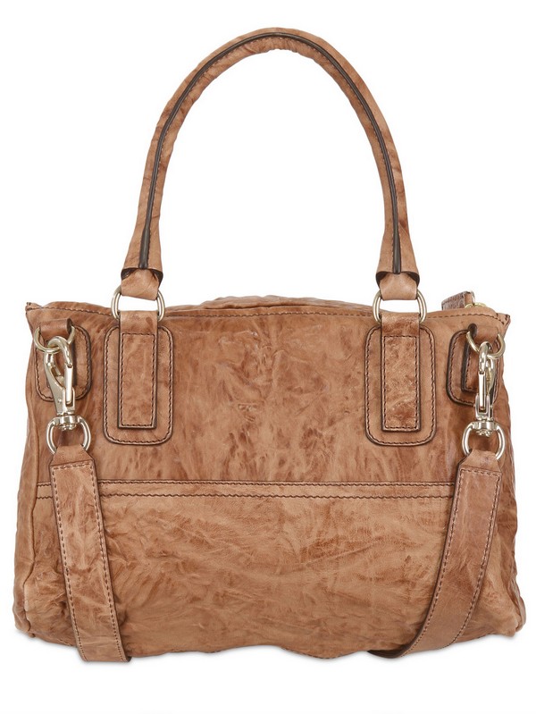Lyst Givenchy Medium Pandora Washed Leather Bag in Brown