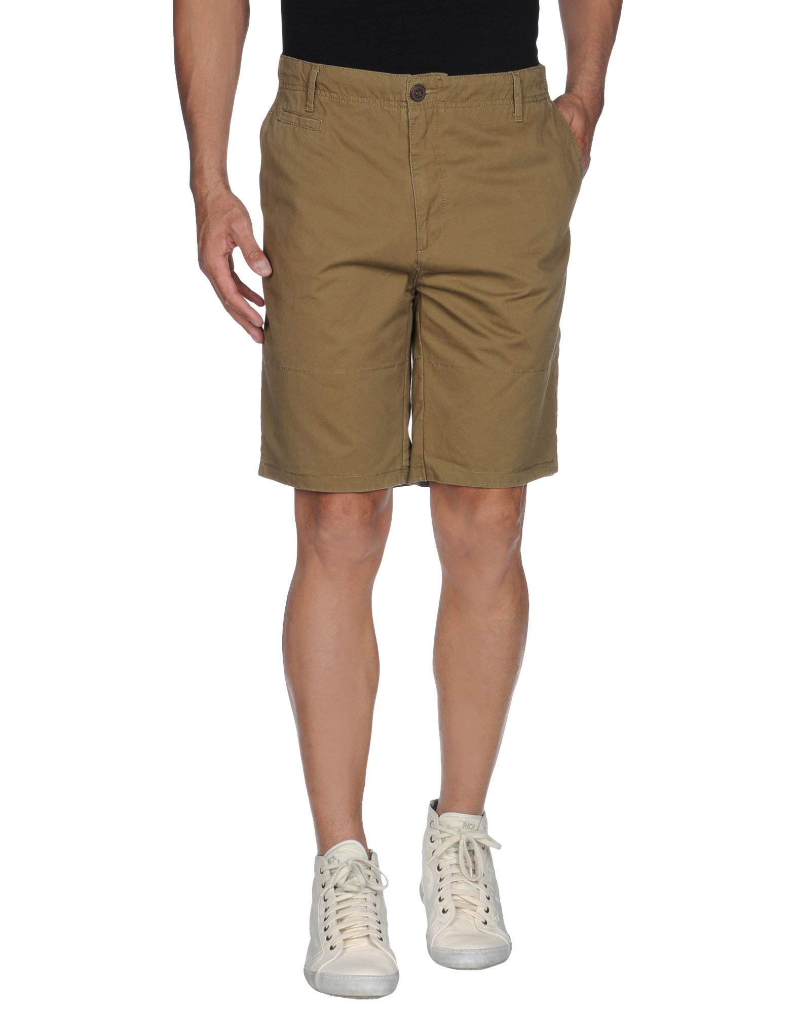 Suit Bermuda Shorts in Khaki for Men | Lyst