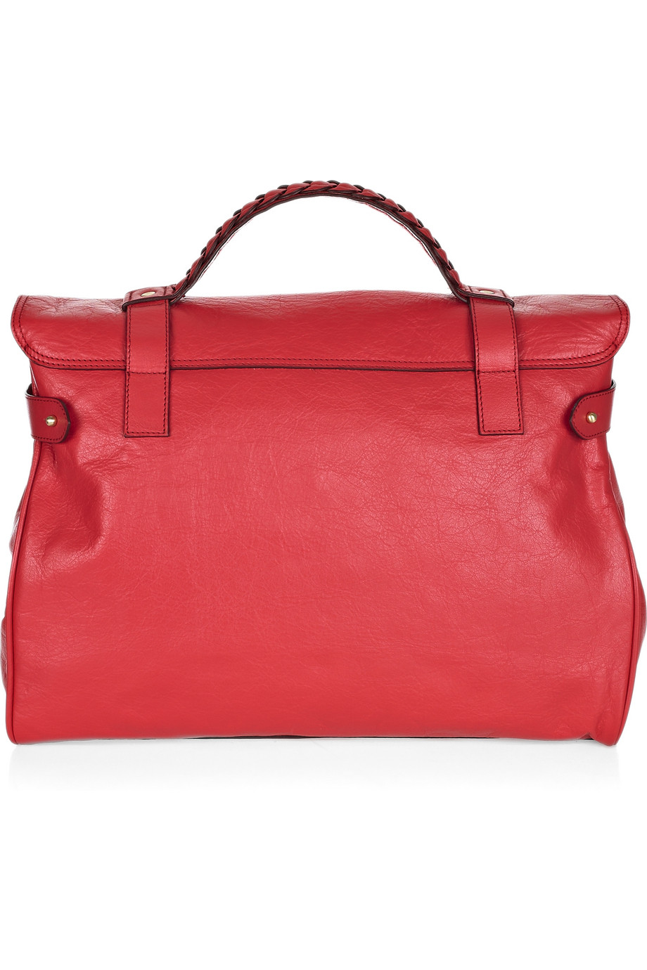 Mulberry Oversized Alexa Leather Bag in Red Lyst