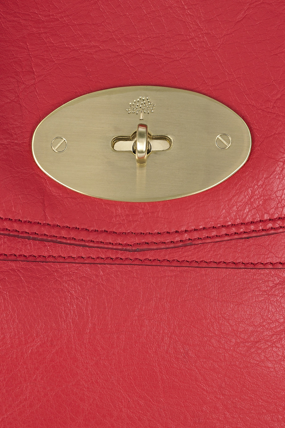 Lyst - Mulberry Oversized Alexa Leather Bag in Red