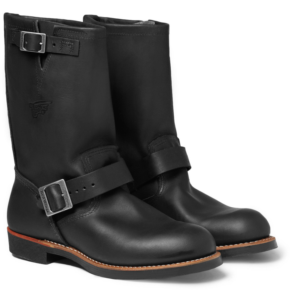 Lyst - Red Wing Engineer Leather Boots in Black for Men