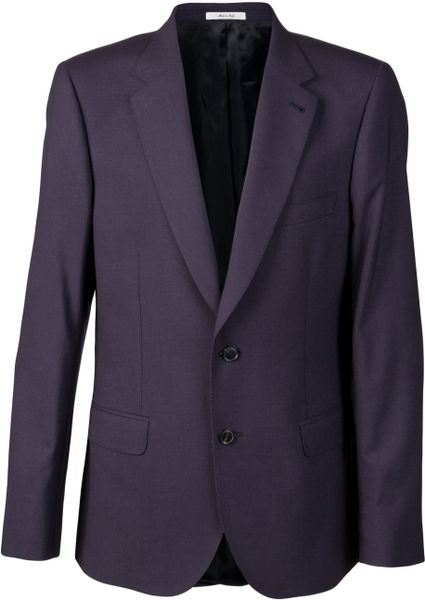 Paul Smith Wool Suit in Purple for Men (eggplant) | Lyst