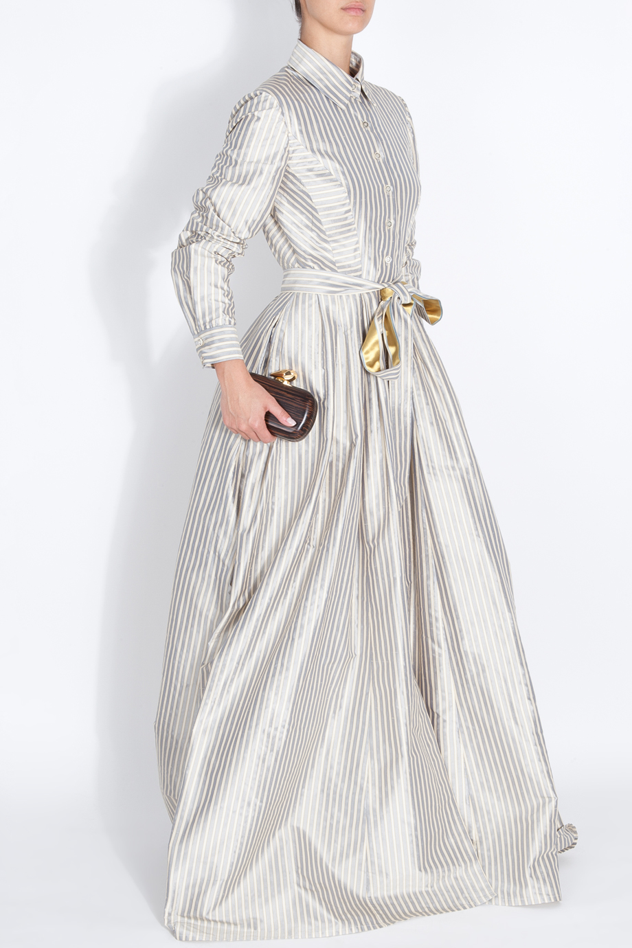 carolina herrera striped gown