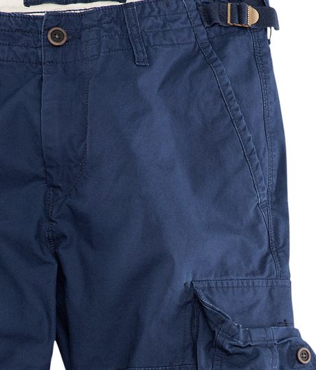 H&m Cargo Pants in Blue for Men | Lyst