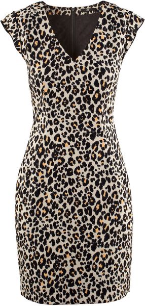 H&m Dress in White (leopard) | Lyst