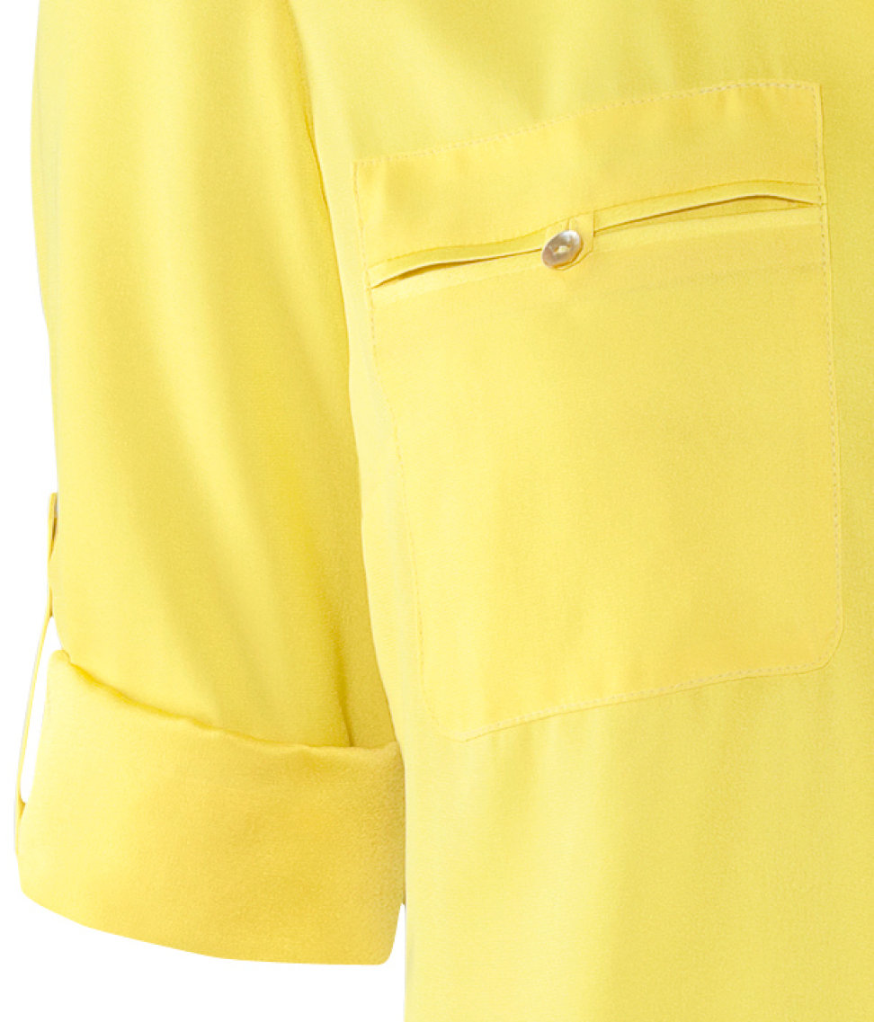 h&m yellow blouse