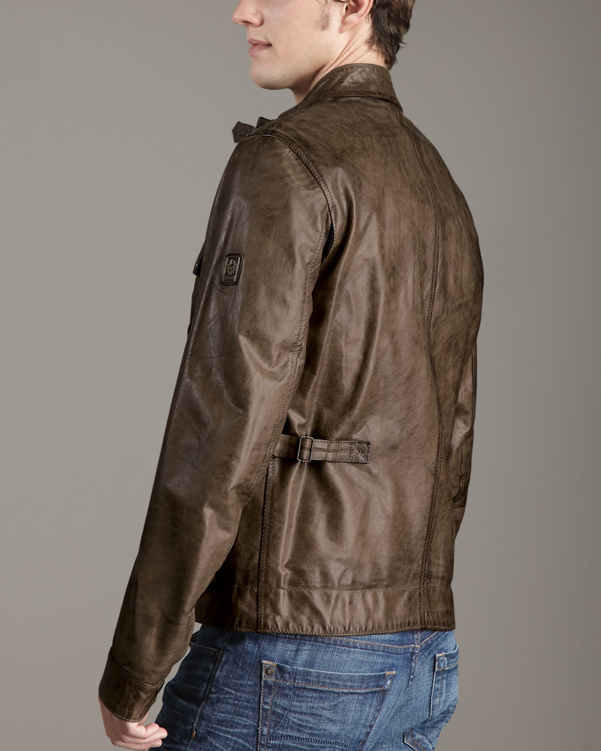 Lyst Belstaff New Brad Leather Jacket In Brown For Men Gallery