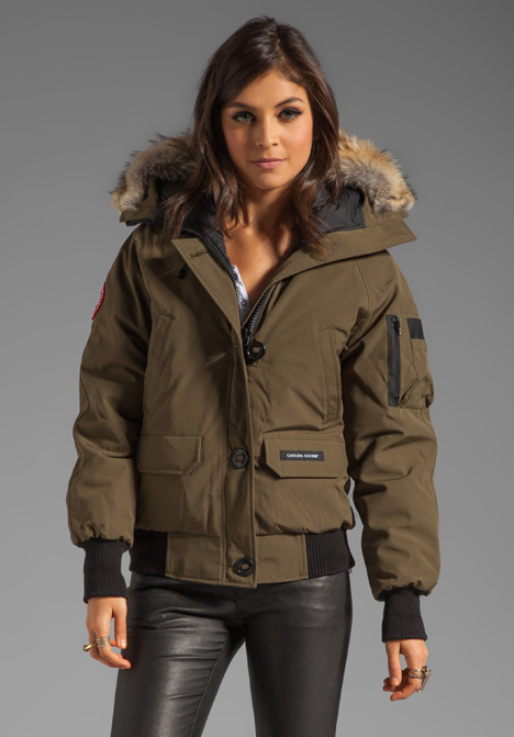 Canada Goose down online cheap - Canada goose Chilliwack Bomber in Natural (military green) | Lyst