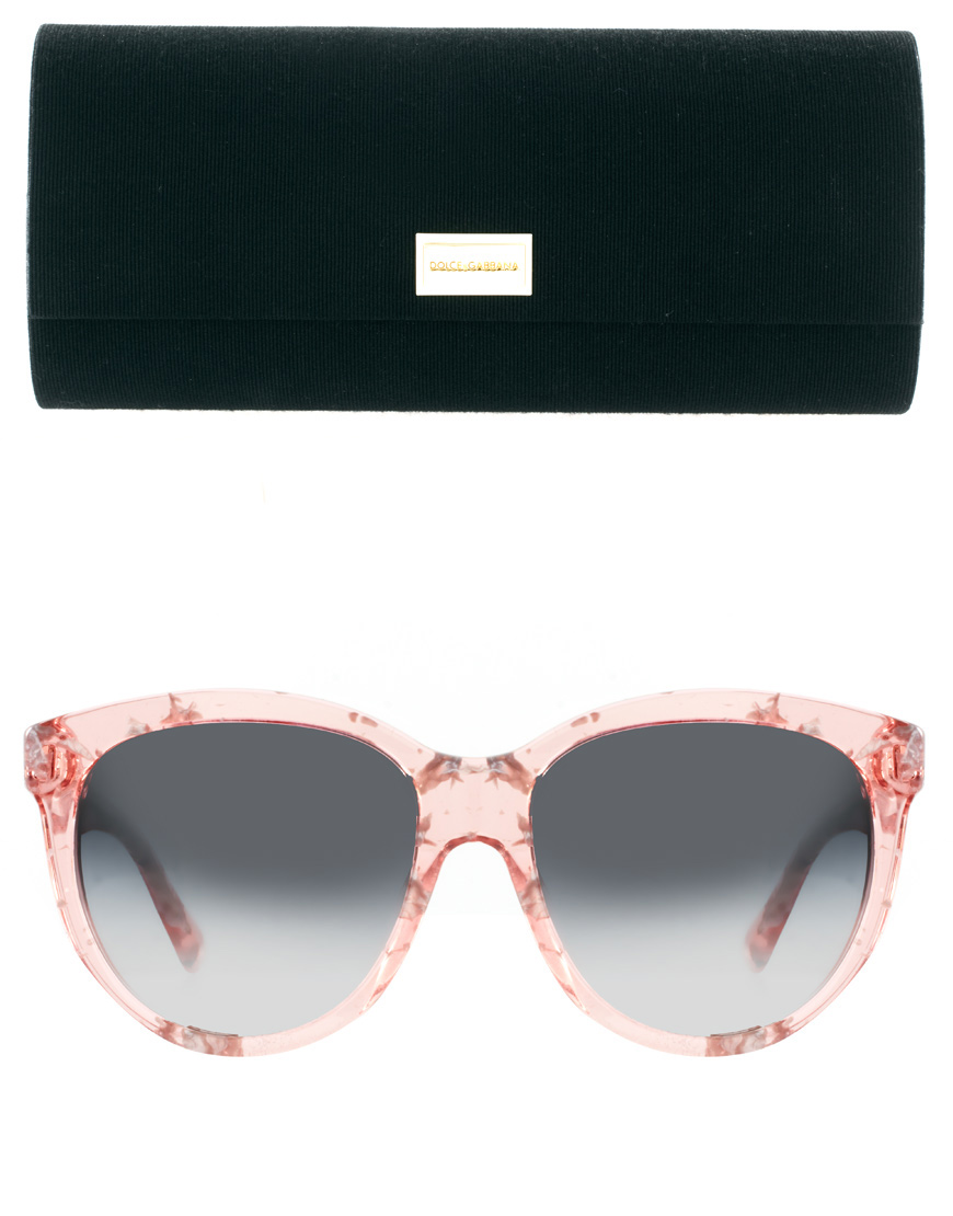 dolce and gabbana pink sunglasses