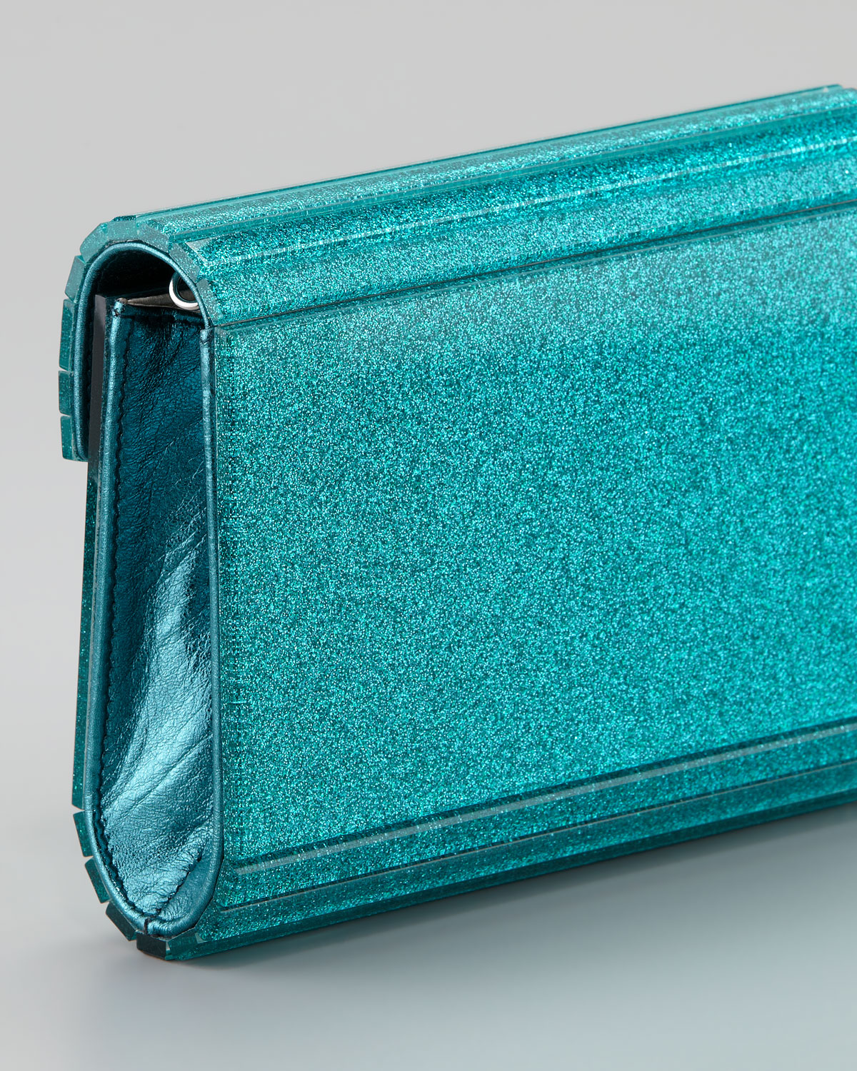 Lyst Jimmy Choo Candy Clutch Bag Turquoise In Blue Gallery