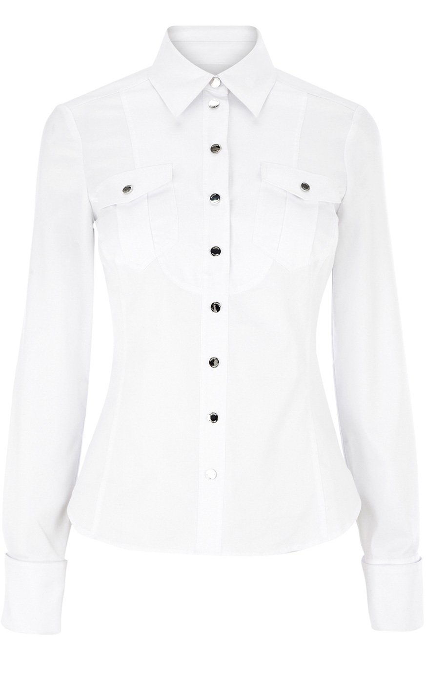 Lyst - Karen Millen Clean White Shirt in White