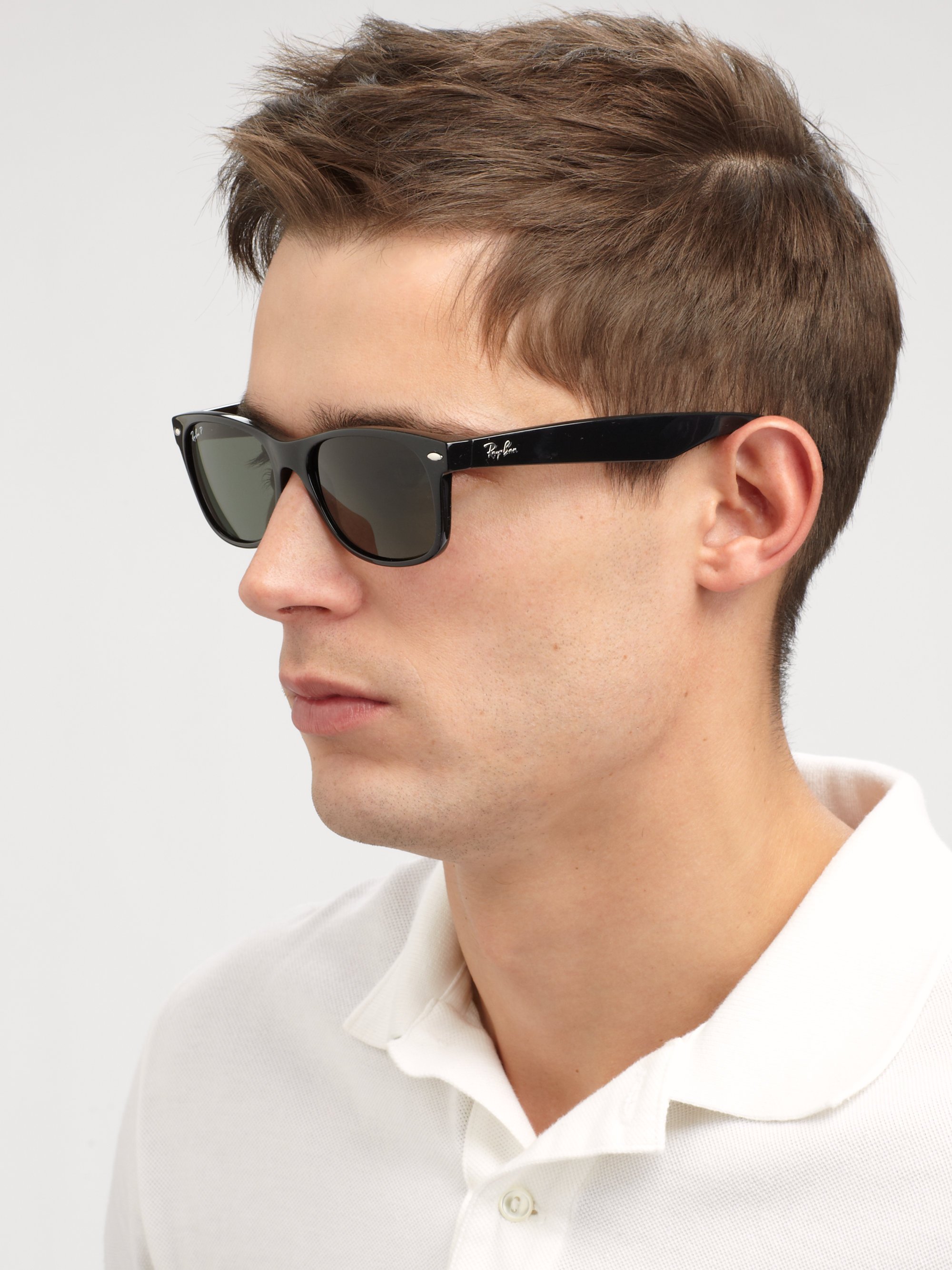 Ray-ban New Wayfarer Sunglasses in Black | Lyst
