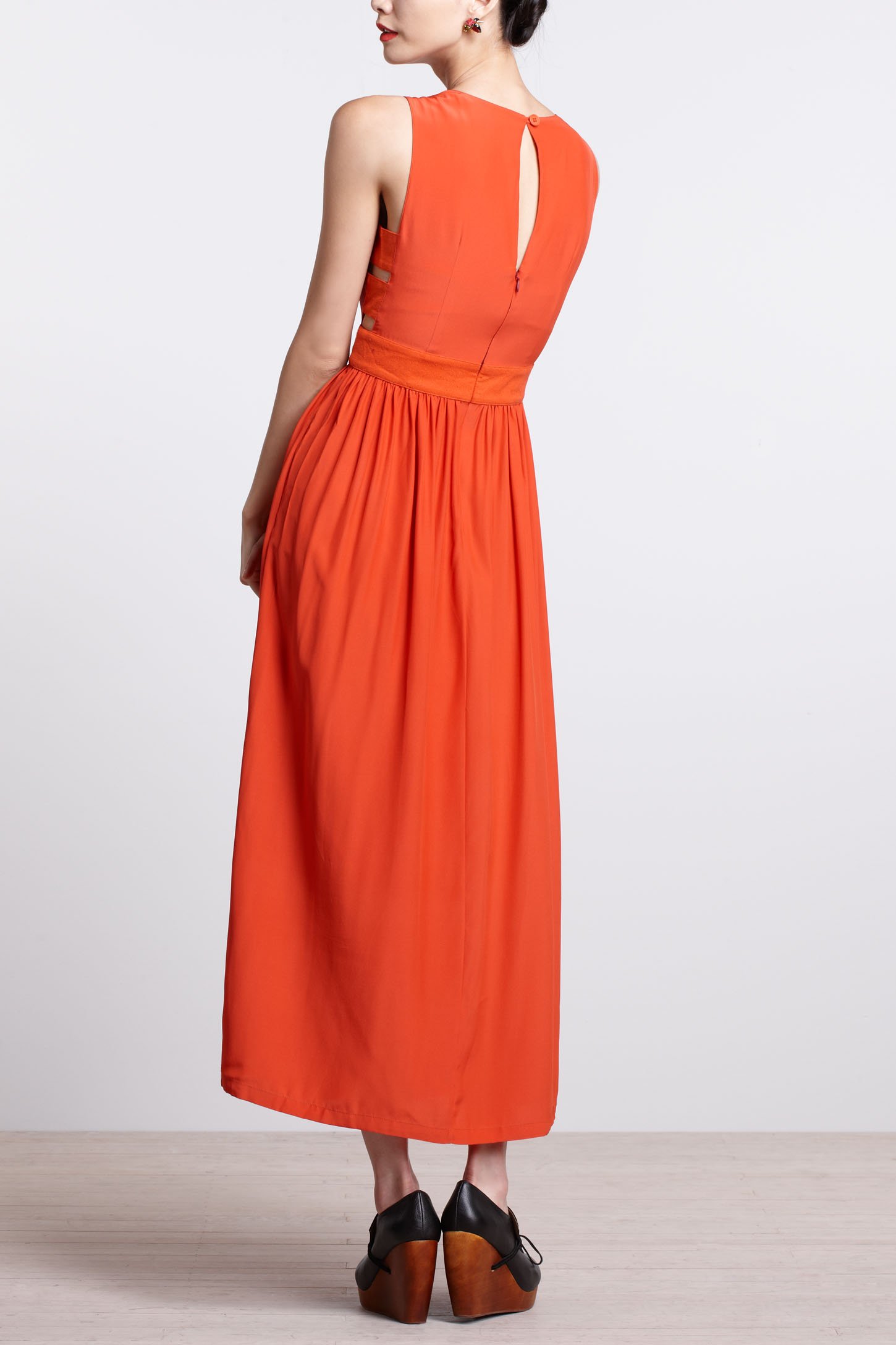 Anthropologie Cecil Maxi Dress in Orange Lyst