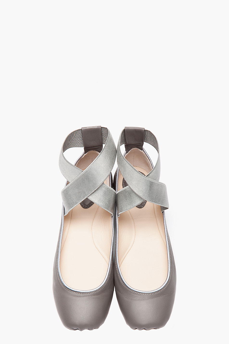 grey ballerina slippers