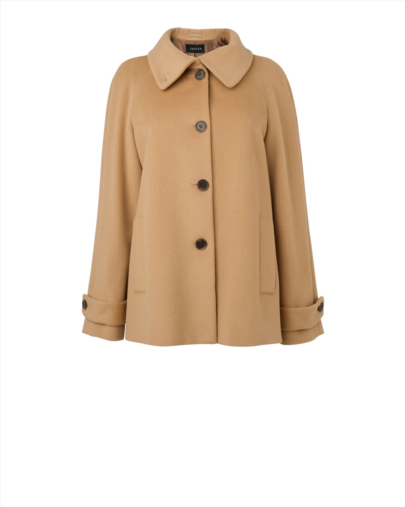 Jaeger Camel Car Coat in Beige (camel) | Lyst