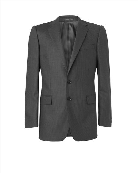 Jaeger Fine Pinstripe Jacket in Gray for Men (charcoal) | Lyst